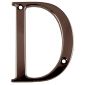 Hardex Bronze Letter D 80mm