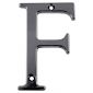 Hardex Chrome Door Letter F 80mm