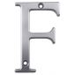 Hardex Satin Door Letter F 80mm