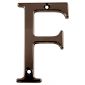 Hardex Bronze Letter F 80mm