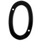 Black Door Numeral 0 80mm