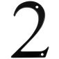 Black Door Numeral 2 80mm