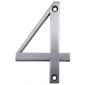 Hardex Satin Door Numeral 4 80mm