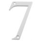 White Door Numeral 7 80mm