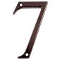 Hardex Bronze Door Numeral 7 80mm