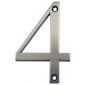 Hardex Graphite Door Numeral 4 80mm