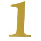 51mm Adhesive Gold Number 1