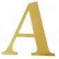 51mm Adhesive Gold Letter A