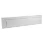 White Brush Letterbox and Flap