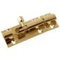 Brass Straight Door Bolt 50mm (2in)