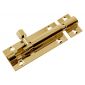 Brass Straight Door Bolt 64mm (2.5in)