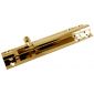 Brass Straight Door Bolt 100mm (4in)