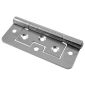 Flush Hinge Bright Zinc Plated 75x33mm In Pairs