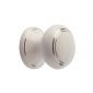 White Silverline Porcelain Cabinet Knob 50mm