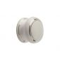 White Silverline Porcelain Cabinet Knob 32mm