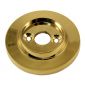 Polished Brass Rose for Porcelain Door Knobs