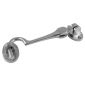 Satin Chrome Cabin Hook 100mm