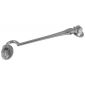 Satin Chrome Cabin Hook 152mm