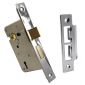 York 3 Lever Sashlock 2.5in (65mm) Polished Nickel