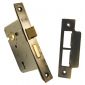 York 3 Lever Sashlock 2.5in (65mm) Antique Brass