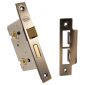 York Bathroom Lock 2.5in (65mm) Antique Brass