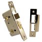 York Bathroom Lock 2.5in (65mm) Polished Nickel