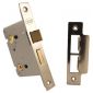 York Bathroom Lock 3in (78mm) Satin Nickel