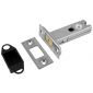 Satin Chrome Bathroom Privacy Door Bolt 3in (76mm)