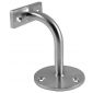 Satin Chrome on Zinc Handrail Bracket 70mm