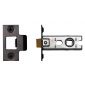 York Tubular Mortice Latch 2.5in Black