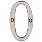 Satin Nickel 76mm (3in) Numeral 0