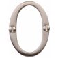 Satin Nickel 51mm (2in) Numeral 0