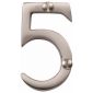 Satin Nickel 51mm (2in) Numeral 5