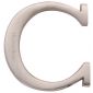 Heritage Satin Nickel Letter C 51mm