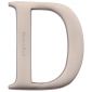 Heritage Satin Nickel Letter D 51mm