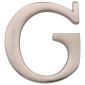 Heritage Satin Nickel Letter G 51mm