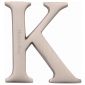 Heritage Satin Nickel Letter K 51mm