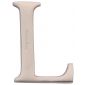 Heritage Satin Nickel Letter L 51mm