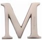 Heritage Satin Nickel Letter M 51mm