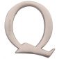 Heritage Satin Nickel Letter Q 51mm