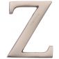 Heritage Satin Nickel Letter Z 51mm