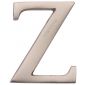 Heritage Satin Nickel Letter Z 51mm