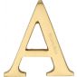 Heritage Satin Brass Letter A 51mm