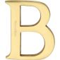 Heritage Satin Brass Letter B 51mm