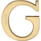 Heritage Satin Brass Letter G 51mm