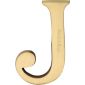 Heritage Satin Brass Letter J 51mm