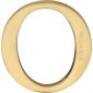 Heritage Satin Brass Letter O 51mm