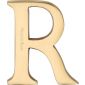 Heritage Satin Brass Letter R 51mm