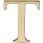 Heritage Satin Brass Letter T 51mm