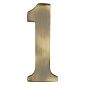 Heritage C1568 Antique Brass Self Adhesive 2in Numeral 1